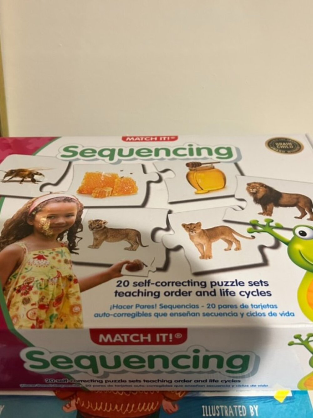 🧩📚 Learning Resources Sequencing Puzzle - 60 pieces - age 3-6 📚🧩